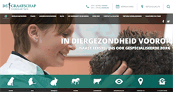 Desktop Screenshot of degraafschapdierenartsen.nl